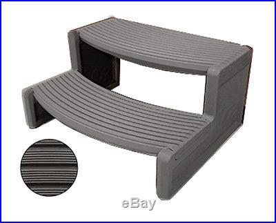Confer Plastics H2 Grey Resin Handi-Step For Spa and Hot Tubs