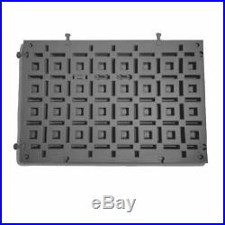 Confer SP3248 Handi Spa Hot Tub Deck Foundation Resin Base Pad (3 Pack), Gray