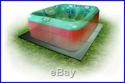 Confer SP3248 Handi Spa Hot Tub Deck Foundation Resin Base Pad (3 Pack), Gray