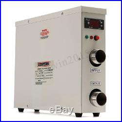 Digital Swimming Pool & SPA Electric Water Heater Thermostat 11KW Hot Tub 220V