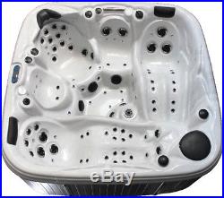 Double Lounger 5 Person Outdoor Hot Tub Whirlpool Spa 110 Jets Bluetooth WiFi