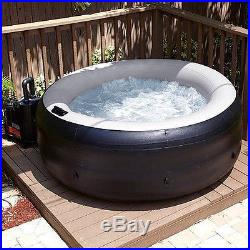 EZ Spa2Go Premium Portable Inflatable Hot Tub Spa with TurboWave Bubble System