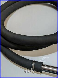 Extra wide heater coil with 2 x 2m heat-resistant hose 32mm tube stainless steel