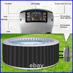 FBA Inflatable Spa Hot Tub for 2-4 People Enjoy Relaxing Jets and Easy Setup