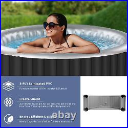 FBA Inflatable Spa Hot Tub for 2-4 People Enjoy Relaxing Jets and Easy Setup