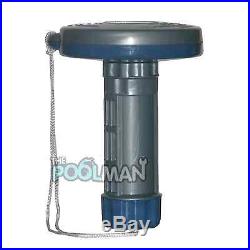Floating Bromine or Chlorine Tablet Dispenser for Small Swimming Pools or Spas