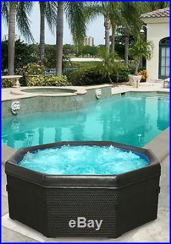 GORGEOUS new Bali portable hot tub wicker spa mspa spanabox