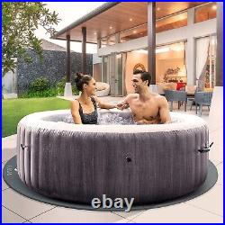 GloSpa Hot Tub Mat for Inflatable Tub, 77' Hot Tub Pad Foundation, Extra Cushion