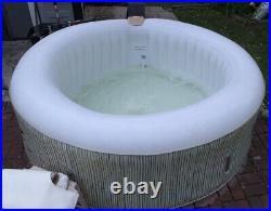Goplus 4 Person Inflatable Hot Tub Spa Indoor & Outdoor Portable Round-pick Up