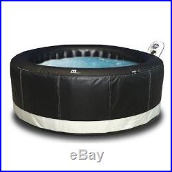 HOT TUB INFLATABLE 6 PERSON OUTDOOR EASY ASSEMBLY BEVERAGE BUBBLE JET SPA NEW
