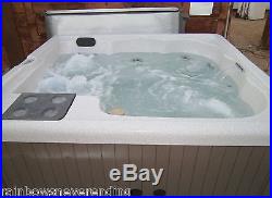 HOT TUB SPA MASTERSPA LEGACY WHIRLPOOL SEATS 6 OR 7 W COVER STEPS WATERFALL