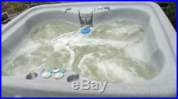 HOT TUB small plug and play blue granit 4 PERSON very economical jets and light