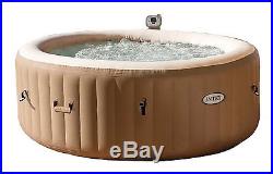 Heated Portable Jacuzzi Pool Outdoor Spa Jets Inflatable 4 Person Tub New