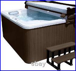 Highwood SPAKIT-FL-ACE Hot Tub Cabinet Spa Kit, Weathered Acorn