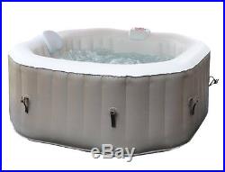 Homax RV 4-Person Outdoor Inflatable Portable Home Heated Hot Tub / Spa with Cover