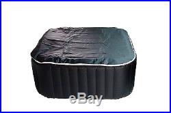 Homax RV 4-Person Outdoor Inflatable Portable Home Heated Hot Tub / Spa with Cover