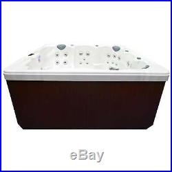 Home and Garden 6-person 71-jet Spa with Stainless Jets and White