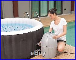 Hot Tub 4-Person Portable Lay-Z-Spa Miami Bubble Massage Heated Pool New