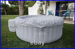 Hot Tub Feels Amazing 110 Airjets Inflatable Hot Tub 67x26 (3 people) Gray