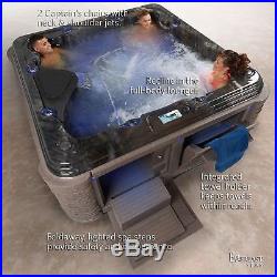 Hot Tub Fits 5-6 People Grand Estate 90-Jet Acrylic Spa Bluetooth sound system