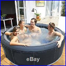 Hot Tub Inflatable Bubble Heat Spa Pool Therapy Therapeutic Smoothing Portable