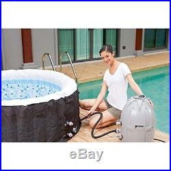Hot Tub Inflatable Spa Jacuzzi Bubble Massage Outdoor AirJet Luxury 4 Person
