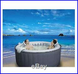 Hot Tub Jacuzzi Inflatable Pool 4 Person Outdoor Bath Bubble Spa Air Jets NEW