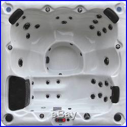Hot Tub Massage Spa Plug Play 6 Person Acrylic Spa Jacuzzi Bubble Thermal Cover