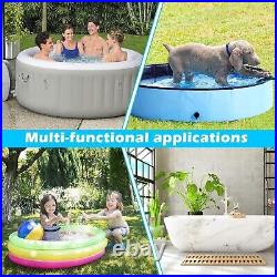 Hot Tub Mat Pad 77 Extra Large Inflatable Hot Tub Mat Outdoor/ Indoor Ground