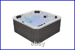 Hot Tub Spa 6 Person Pool Outdoor Indoor Power Jets LED Lighting Bluetooth New