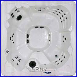 Hot Tub Spa 7 Person 60 Jets Jacuzzi Heated Bubble Massage Speakers Pool Cover
