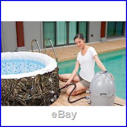 Hot Tub Spa Bath 4-Person Portable Inflatable AirJet System Water Filtering New