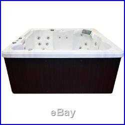 Hot Tub Spa Heater Machine Led Light Jacuzzi 6 Person Outdoor Cover Massage New