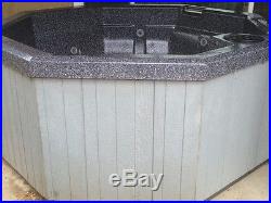 Hot Tub Spa Octagon Eclipse Midnight Black with accents 6-8 Person