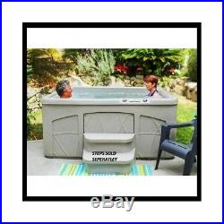 Hot Tub Spa Outdoor Indoor Cover 5 Person Led Massage Heater System Jacuzzi Bath