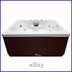 Hudson Bay Spas 4-person 14-jet Spa with Stainless jets and Silver