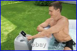Hydro-Force Havana Inflatable Portable 2-4 Person White Black Grey Hot Tub Spa