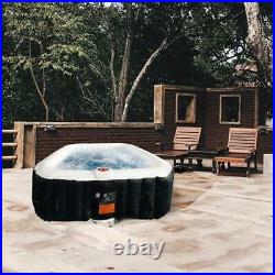 INFLATABLE SPA HOT TUBNEW IN BOXAERO BRAND6 PERSON73 x 73 SQUARE SIZE