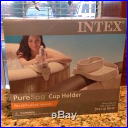 INTEX Pure Spa Hot Tub Cup Holder Tray for Two Beverages Same Day Shipping