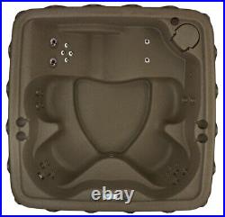 IN-STOCK? 5-PERSON HOT TUB 29 JETS PLUG & PLAY MODEL OZONE Brown