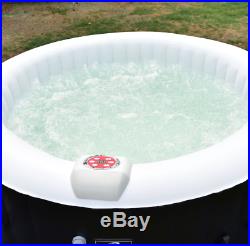 Inflatable Bubbling Jet Massage Spa Hot Tub Portable 4 Person Relaxing Outdoor