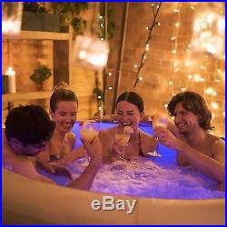 Inflatable HOT TUB SPA 4 6 Person Portable Jacuzzi Pool Heated Bubble Massage