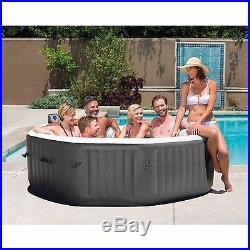 Inflatable HOT TUB SPA Intex 6 Person Portable Jacuzzi Heated Bubble Massage