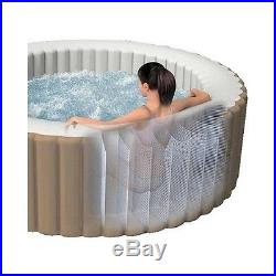Inflatable Heated Hot Tub Portable Spa Massage Bubble Jets Jacuzzi Pool Outdoor