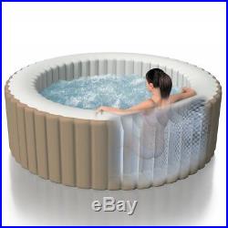 Inflatable Hot Massage Tub Spa Jacuzzi Bubbles Heated 4 Person Portable Pool NEW