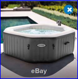 Inflatable Hot Tub 120 Jet 4 Person Octagonal Spa Sale Inflate Outdoor Indoor