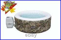 Inflatable Hot Tub 2-4 Person Relaxing Outdoor Spa Soothing Bubbles Easy Setup