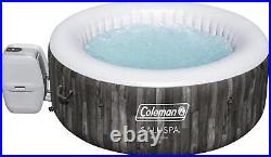 Inflatable Hot Tub 4-Person Bubble Jets Spa Freeze Shield Integrated Filter NEW