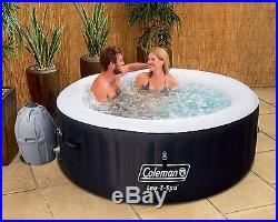 Inflatable Hot Tub 4-Person Portable Bubble Massage Spa Heated Pool Jacuzzi