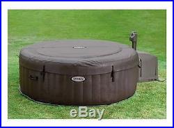 Inflatable Hot Tub 4 Person Spa Heated Outdoor Pool Massage Jets Jacuzzi Bubbles